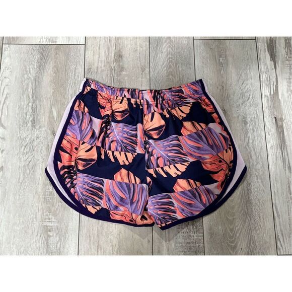 NIKE DRI FIT HAWAIIAN FLORAL ATHLETIC RUNNING SHORTS SIZE M - Picture 4 of 6